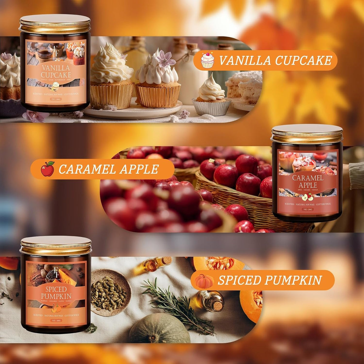 fall-candles-set-6-pack-candles-for-home-scented-natural-soy-wax-autumn-gifts-set-for-women-men-fall-fragrance-of-pumpkin-cinnamon-vanilla-cupcake-apple-harvest-latte