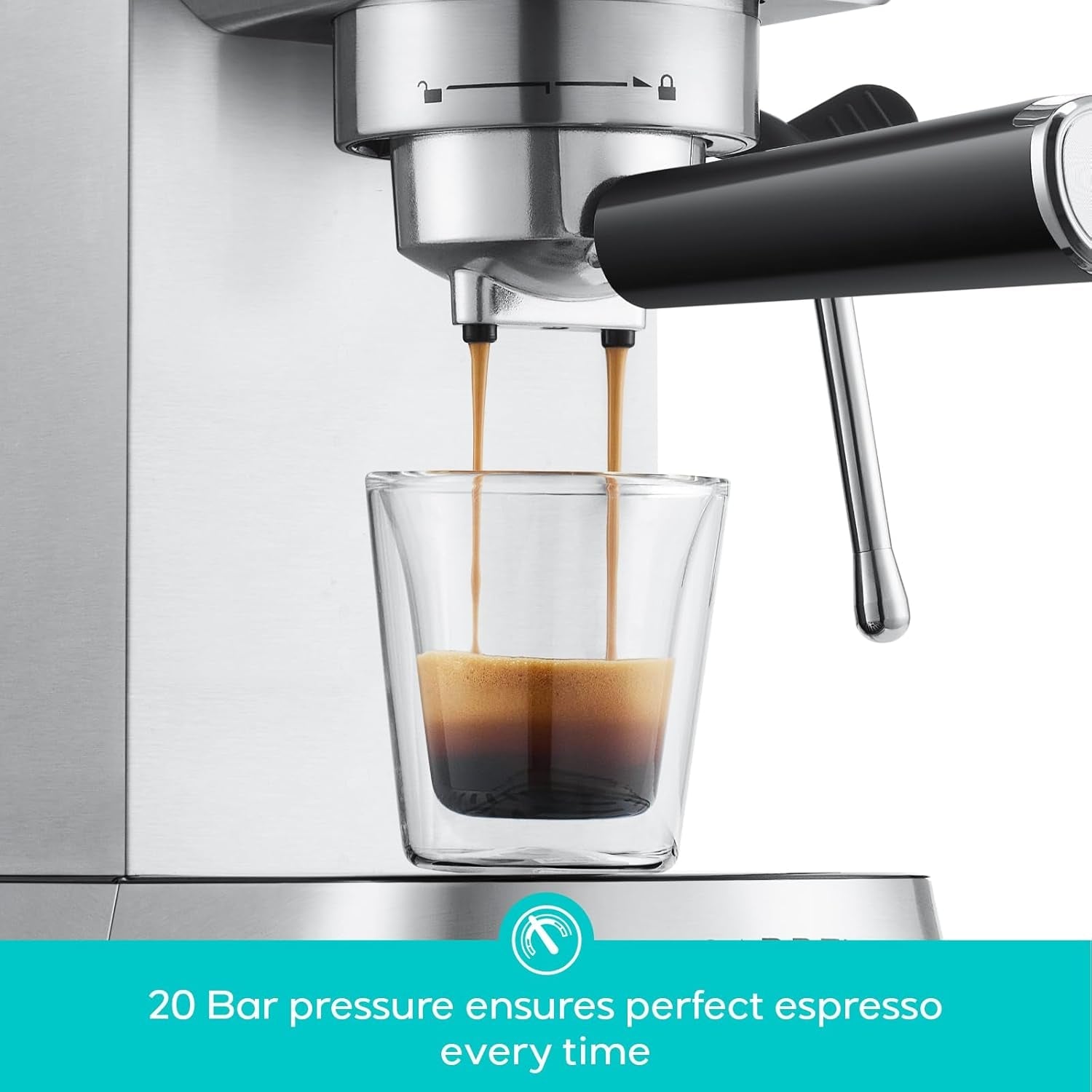 cm5418-compact-espresso-machine-with-milk-frothing-steam-wand-stainless-steel-20-bar-pump-built-in-pressure-gauge-powerful-steam-wand-for-cappuccino-latte-for-home-34oz-water-tank