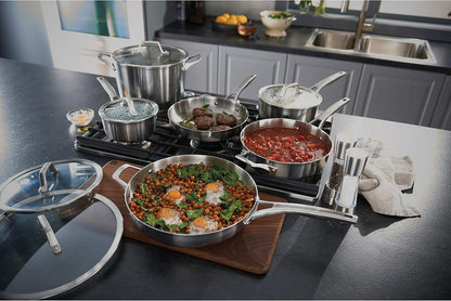 Calphalon Stainless Steel Kitchen Cookware, 11-Piece Pots and Pans Set with Stay-Cool Handles, Dishwasher & Oven Safe, Silver7