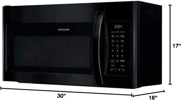 Frigidaire FFMV1846VB 30" Black over the Range Microwave with 1.8 Cu. Ft. Capacity4