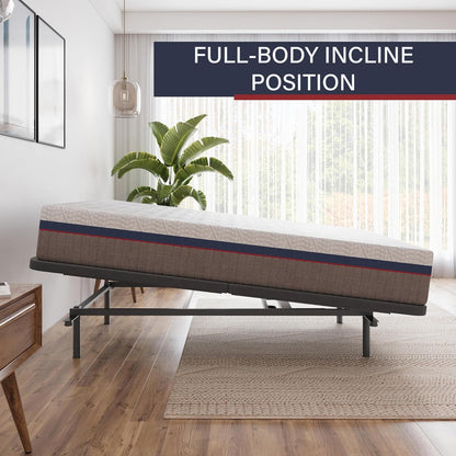 Full Body Incline Adjustable Bed Frame, Power Adjustable Base for Side Sleepers, Zero Gravity, Anti-Snore, California King6