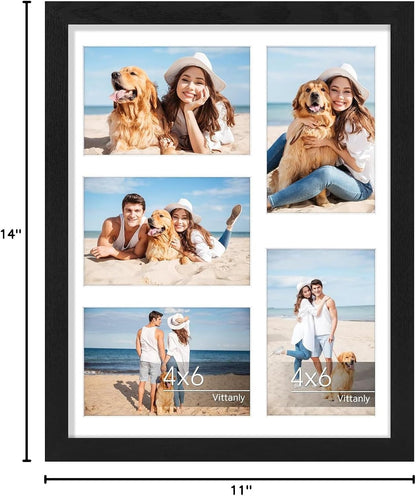 11X14 Collage Picture Frame for Wall Mounting, Black10