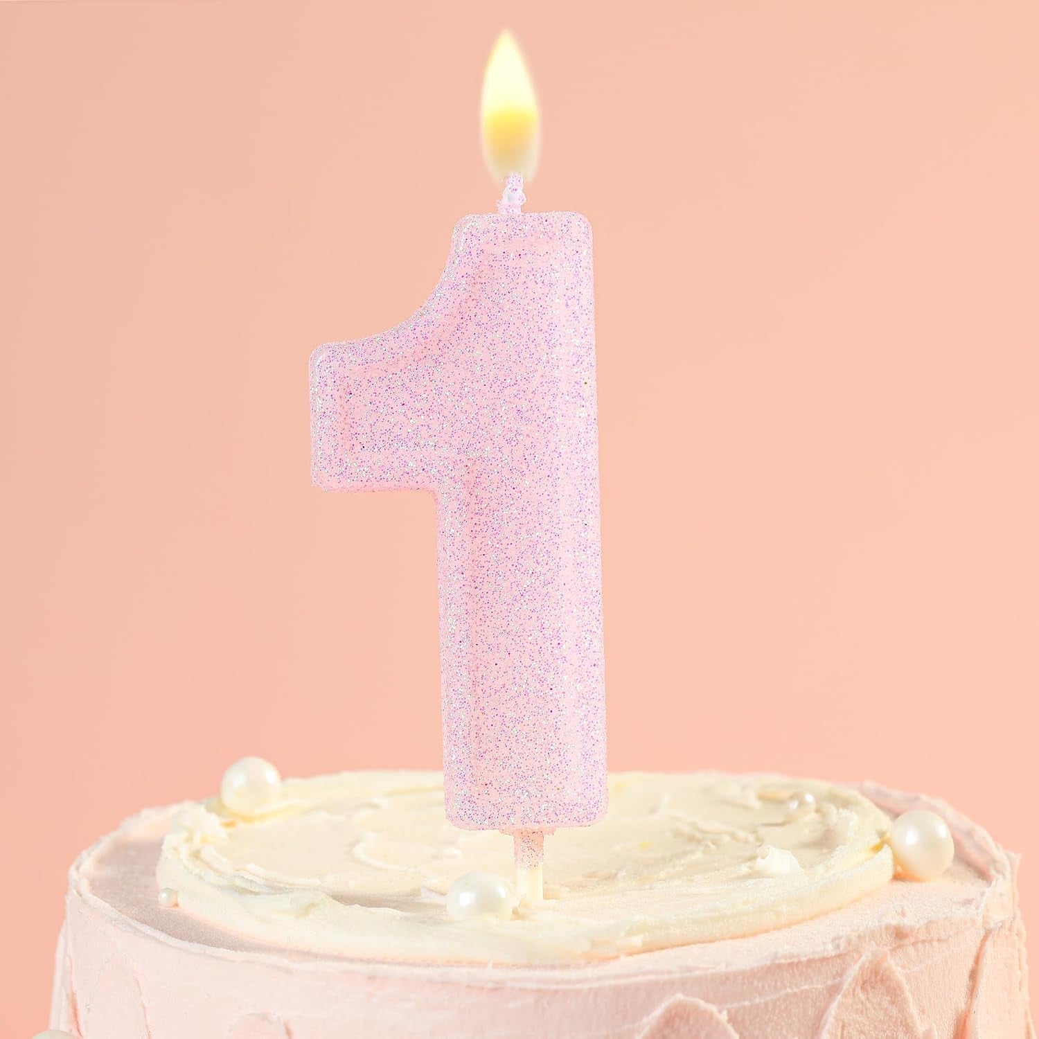 2-76-inch-luxe-pink-glitter-1-number-birthday-candles-pink-number-candles-cake-number-candles-party-celebration