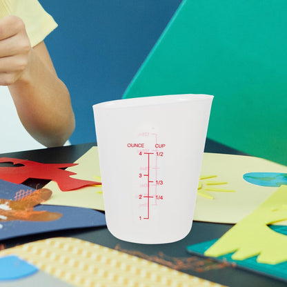 3Pcs Silicone Measuring Cups for Resin, 4Oz(125Ml),8Oz(250Ml),17Oz(500Ml)8