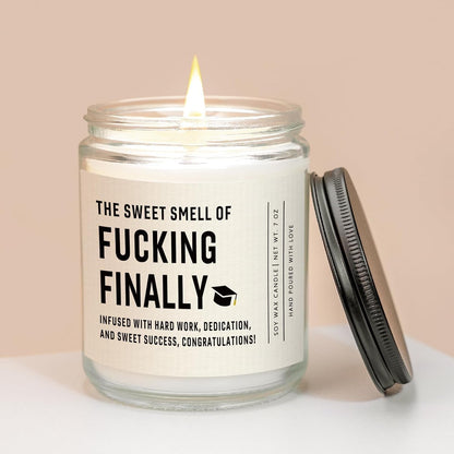 Funny Graduation Gift for Her Him, Graduation Candle for Women Men5