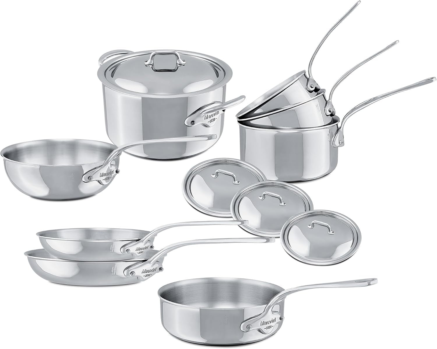 mcook-5-ply-12-piece-cookware-set-with-cast-stainless-steel-handles-made-in-france