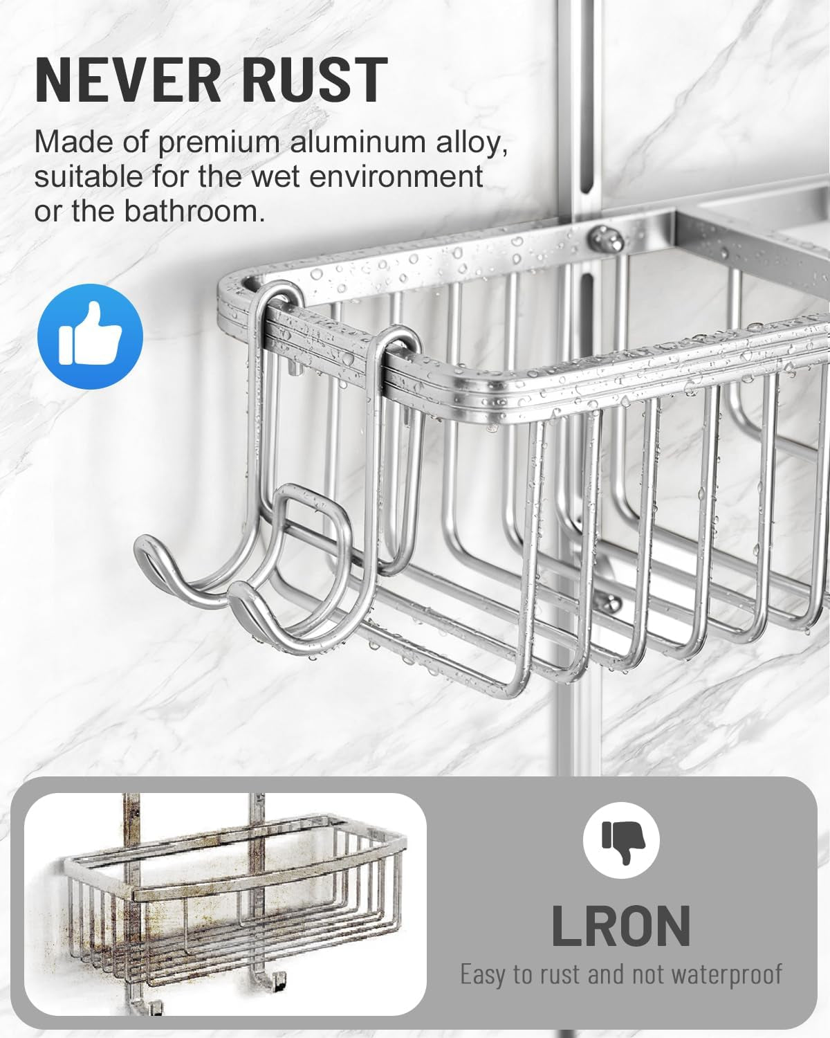 adjustable-shower-caddy-hanging-for-handheld-showerheads-never-rust-shower-hanging-organizer-upgraded-bathroom-shower-rack-with-soap-basket-hooks-and-toothbrush-holder-silver