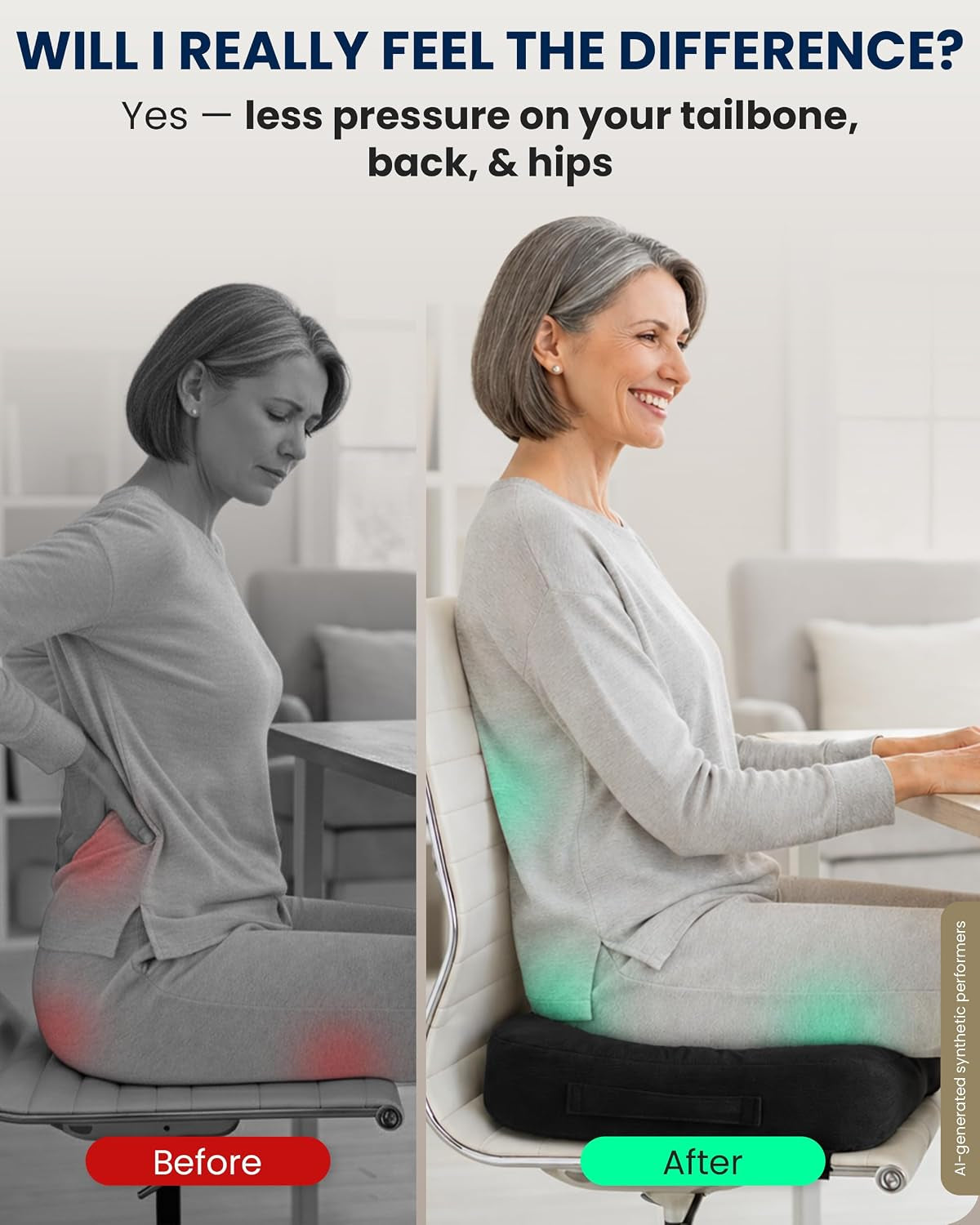 seat-cushion-memory-foam-chair-cushion-for-tailbone-pain-relief-ergonomic-support-for-coccyx-sciatica-butt-office-desk-gaming-chair-car-seat-wheelchair-airplane-black