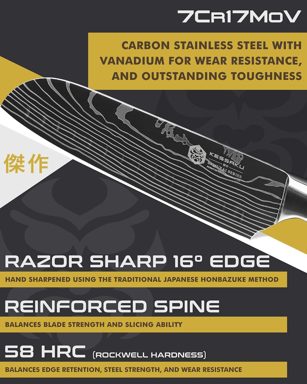 santoku-knife-7-inch-samurai-series-razor-sharp-kitchen-knife-forged-7cr17mov-high-carbon-stainless-steel-wood-handle-with-blade-guard