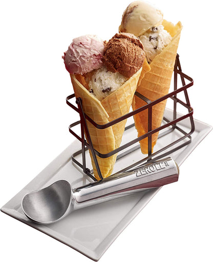, Size 20, in Silver 1020 Original Ice Cream Unique Liquid Filled Heat Conductive Handle Simple One Piece Aluminum Design Easy Release 40 Scoops Per, 2-Ounce6