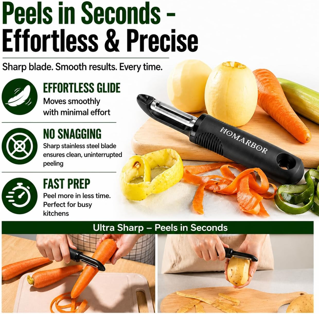 black-premium-vegetable-peeler-ultra-sharp-swivel-stainless-steel-blade-ergonomic-soft-grip-handle-mango-peeler-dishwasher-safe-skin-peeler-for-veggies-fruits-potato-peeler-eye-remover