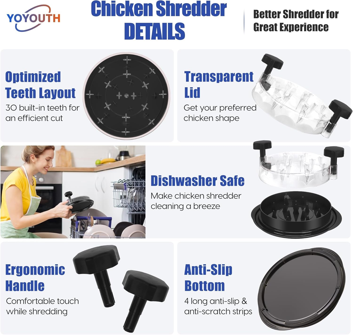 chicken-shredder-tool-twist-food-grade-meat-shredder-black-2026-pro-visible-lid-strong-anti-slip-base-ergonomic-handle-chicken-breast-shredder-suitable-for-pork-beef-chicken