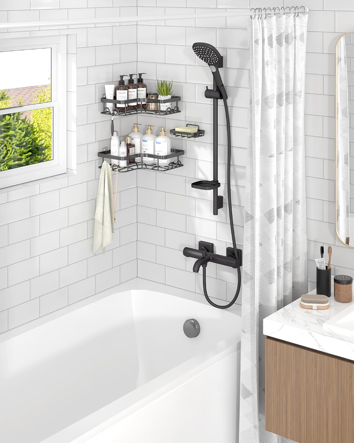 corner-shower-caddy-large-3-pack-soap-holder-hooks-black