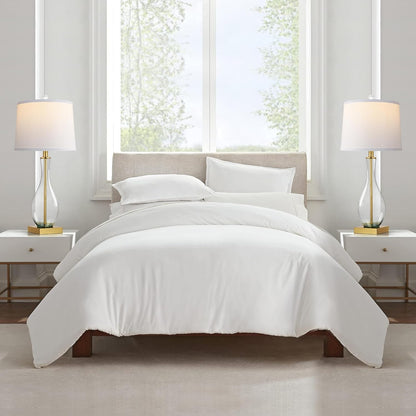 27" Glass Table Lamps with USB Ports, Touch Dimming Nightstand Lamps6