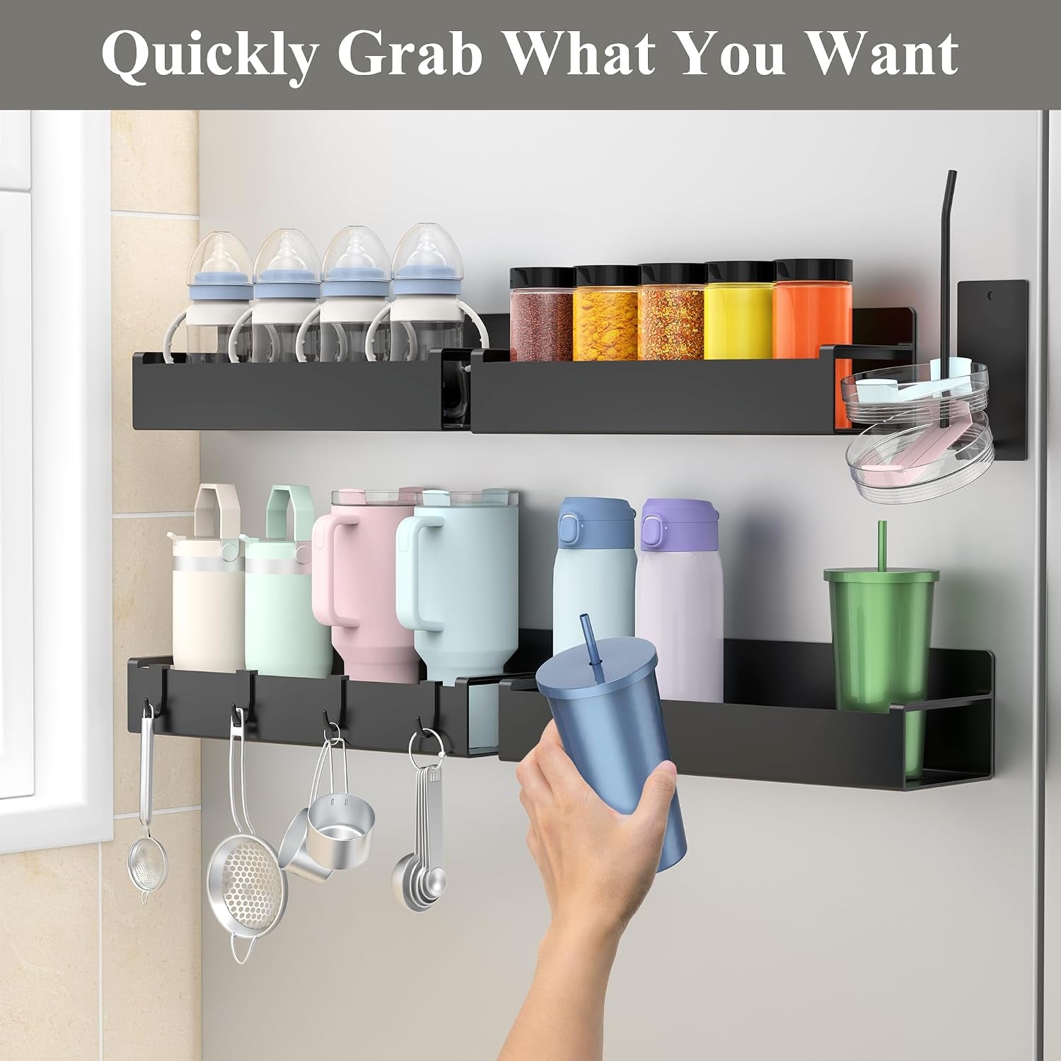 magnetic-water-bottle-holder-for-fridge-black-4-pack