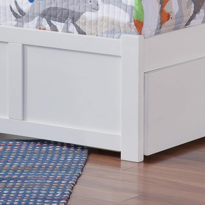 , Madison Twin XL Platform Bed with Footboard & Twin XL Trundle, White4