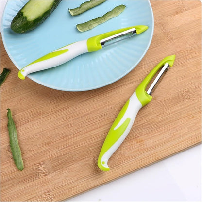 Multi-Functional Vegetable Slicer & Peeler - Stainless Steel Kitchen Gadget for Easy Shredding & Cutting(3Pcs Set)4