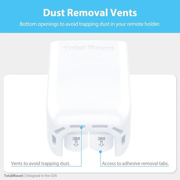 Drop-Free Remote Holder – Removable Adhesive Strips – White | Designed in the USA – Simply Put the Remote in – No Tricky Magnet Alignment Needed7