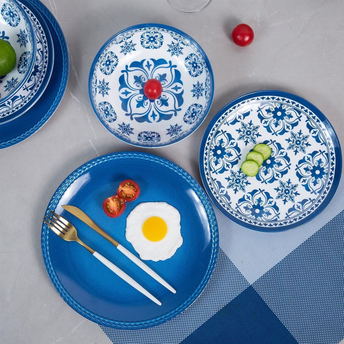 melamine-dinnerware-set-12pcs-outdoor-and-indoor-plates-and-bowls-set-service-for-4-dishwasher-safe-blue-flower
