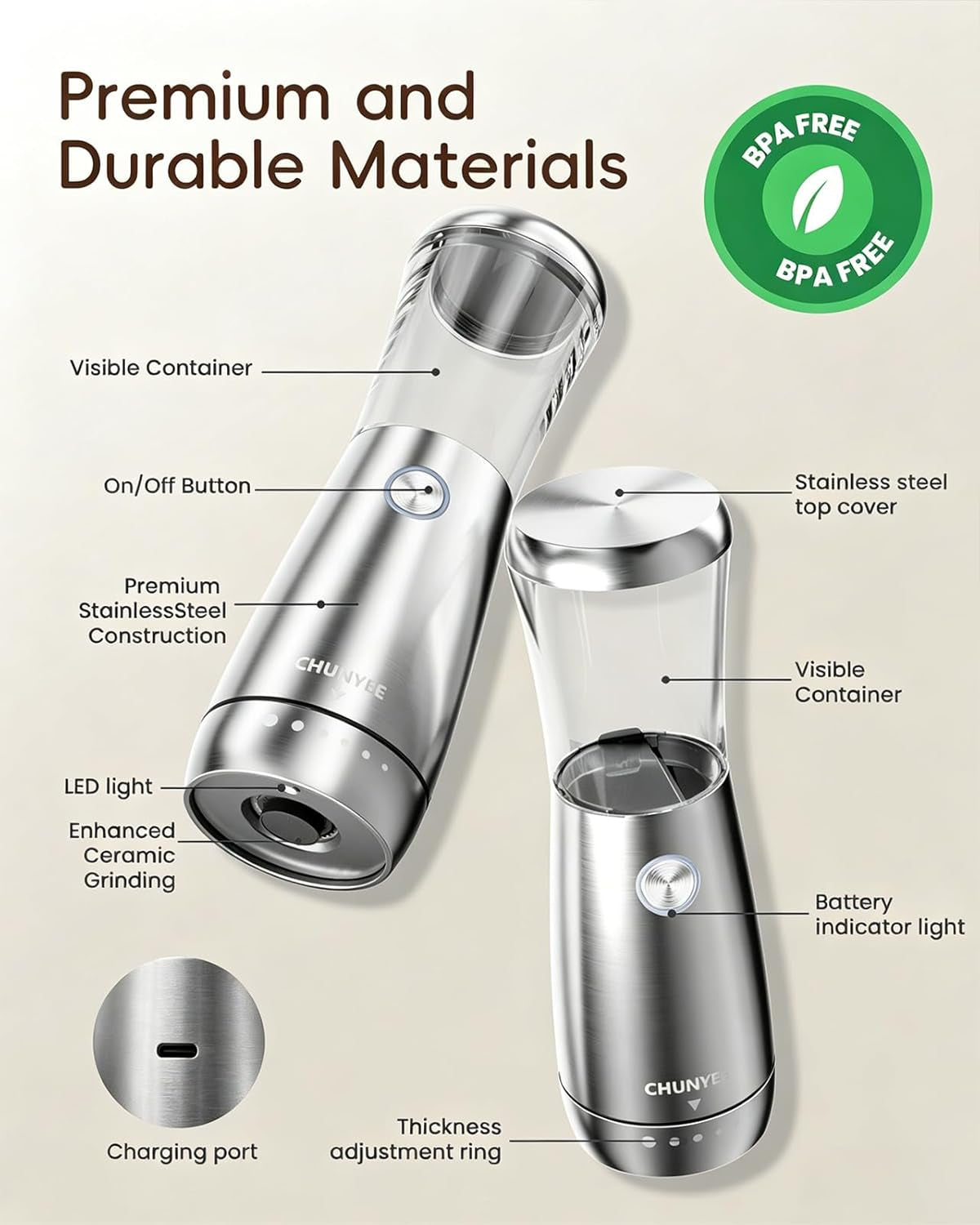 electric-salt-and-pepper-grinder-set-automatic-stainless-steel-rechargeable-salt-and-pepper-grinder-set-with-storage-base-large-capacity-led-light-adjustable-coarseness-ideal-kitchen-gadget