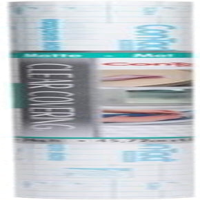 Brand Creative Clear Covering, Versatile and Self-Adhesive Shelf Liner, Ideal Privacy Film, Protective Clear Vinyl, 18'' X 16', Matte1