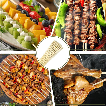 Bamboo Smores Sticks (50 Pcs), 17.5" Marshmallow Roasting Sticks for Fire Pit, 5Mm Heavy Duty Wooden Skewers for Smore Hot Dog Barbecue Thick Sticks for Campfire Grilling Camping Bonfire8