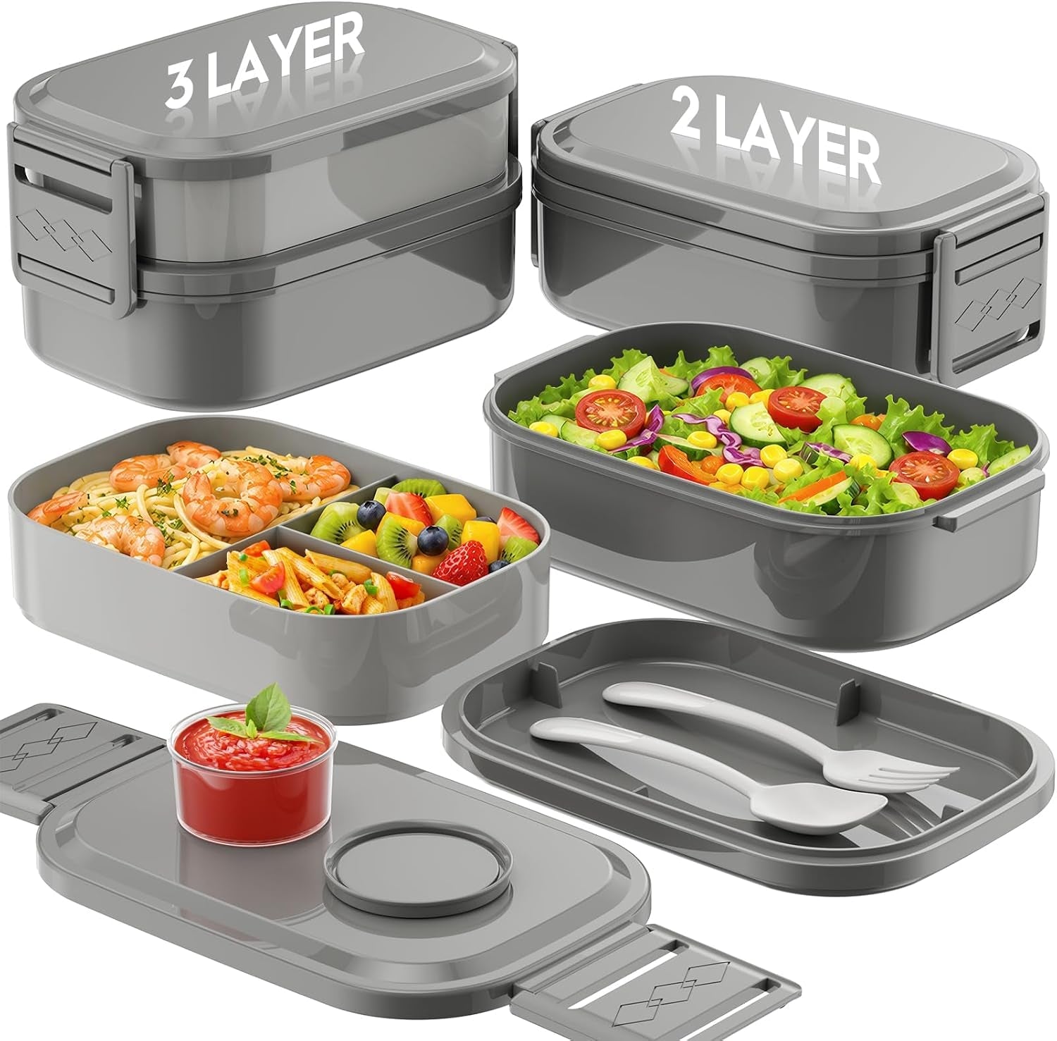 bento-box-adult-lunch-box-65-oz-capacity-lunch-containersadjustable-2-3-tier-bpa-free-leak-proof-and-stackable-bento-lunch-box-microwave-dishwasher-safe-with-utensilsgray