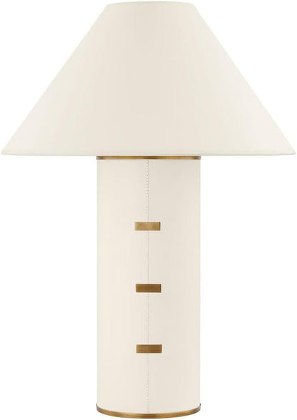 Bond 1-Light Table Lamp | Patina Brass Finish | Made of Steel | 26" Overall Height | PTL1326-PBR1