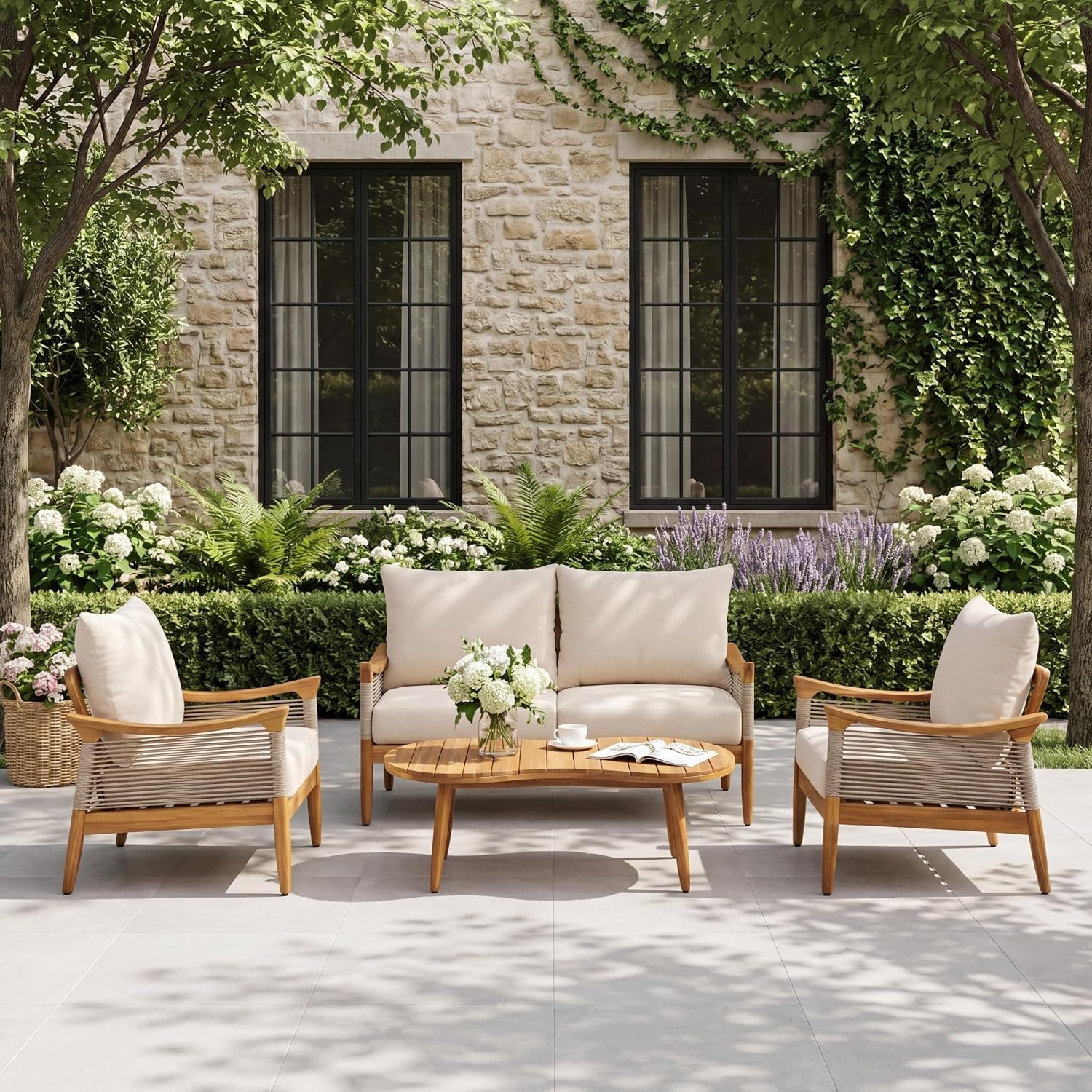 havets-4-piece-patio-conversation-sets-outdoor-acacia-wood-patio-seating-group-woven-rope-loveseat-chairs-with-cushions-and-coffee-table-for-porch-backyard-balcony-teak-beige