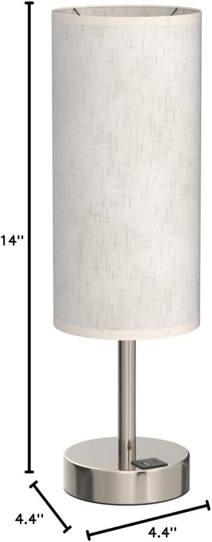Bedside Table Lamp for Bedroom - Touch Desk Lamp with USB A+C Port8