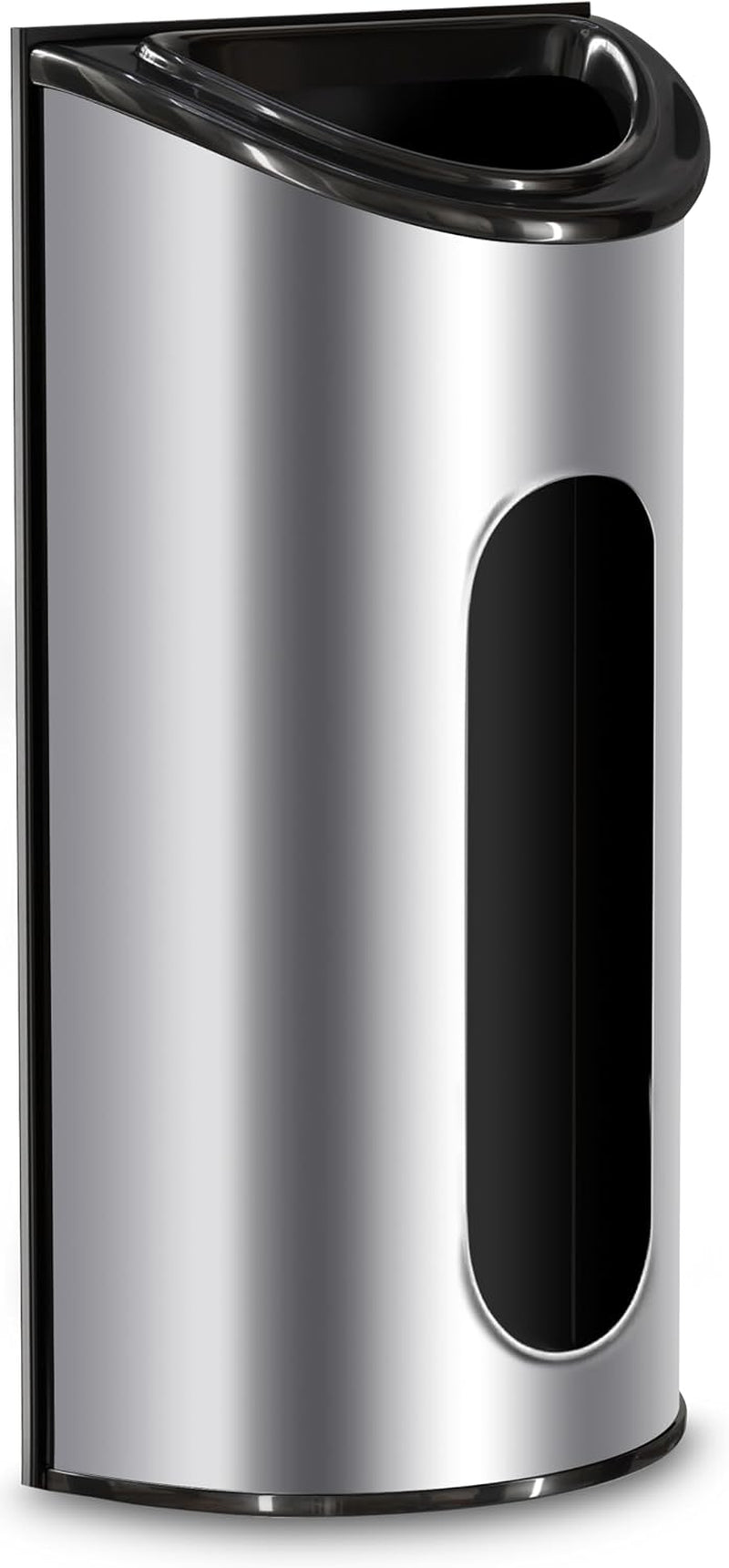 wall-mounted-stainless-steel-grocery-bag-holder-silver