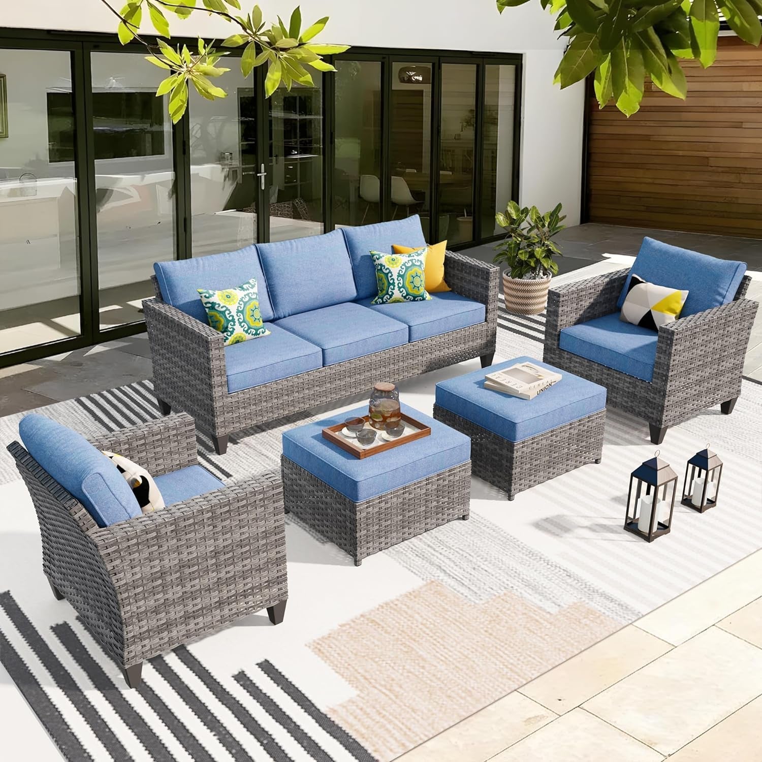 patio-furniture-set-5-pieces-outdoor-wicker-sofa-couch-with-chairs-ottomans-and-comfy-cushions-all-weather-high-back-rattan-conversation-set-denim-blue
