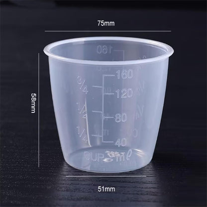 2Pcs Plastic Transparent Rice Measuring Cups 160Ml 3/4 Cup Thicken Rice Cooker Measuring Cup Double Scale Rice and Dry Material Kitchen Supplies for Cooking,Dog Cat Food Measuring4