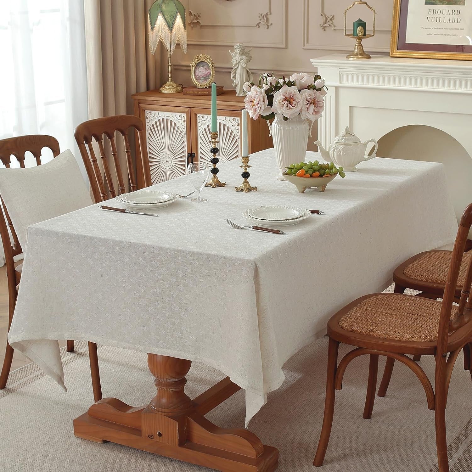 natural-linen-cottton-tablecloth-rectangle-rustic-elegant-tablecloth-textured-jacquard-neutral-fabric-washable-table-cover-for-for-dining-table-farmhouse-kitchen-party-diamond-weave-70-x-55