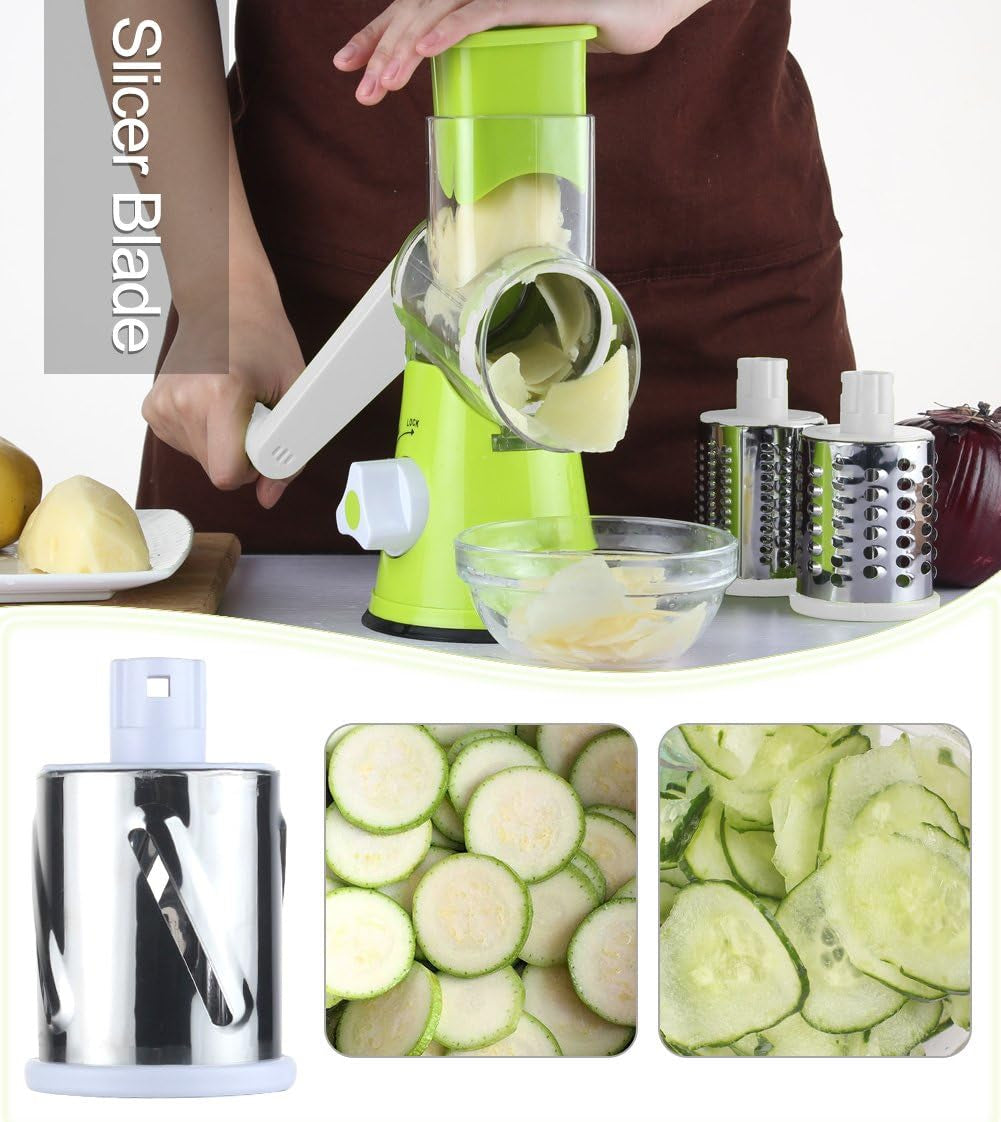 rotary-cheese-grater-with-3-stainless-steel-drum-blades-and-12-in-1-professional-mandolin-slicer-for-kitchen-with-1-7-l-vegetable-container