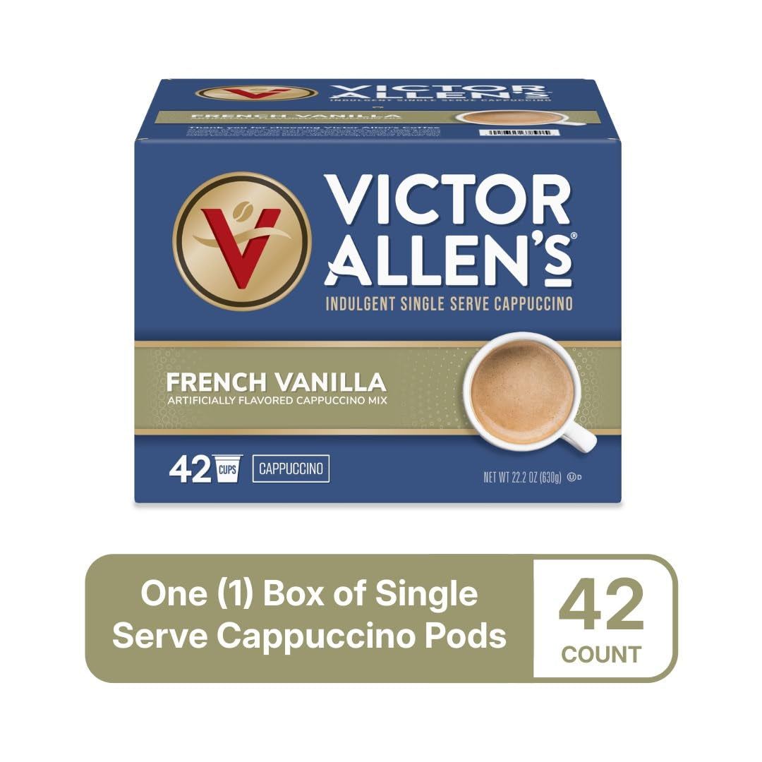 french-vanilla-flavored-cappuccino-42-count-single-serve-k-cup-pods-for-keurig-k-cup-brewers-compatible-with-keurig-2-0-kosher-ou-d-dairy-15-25mg-caffeine-per-serving-single-serve-cappuccino-mix-pods