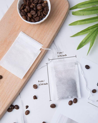 200Pcs Disposable Tea Bags for Loose Leaf Tea, Tea Filter Bags with Free Tea Spoon for Loose Tea Loose Leaf Tea, Coffee, Spice, Herbs (QS53)2