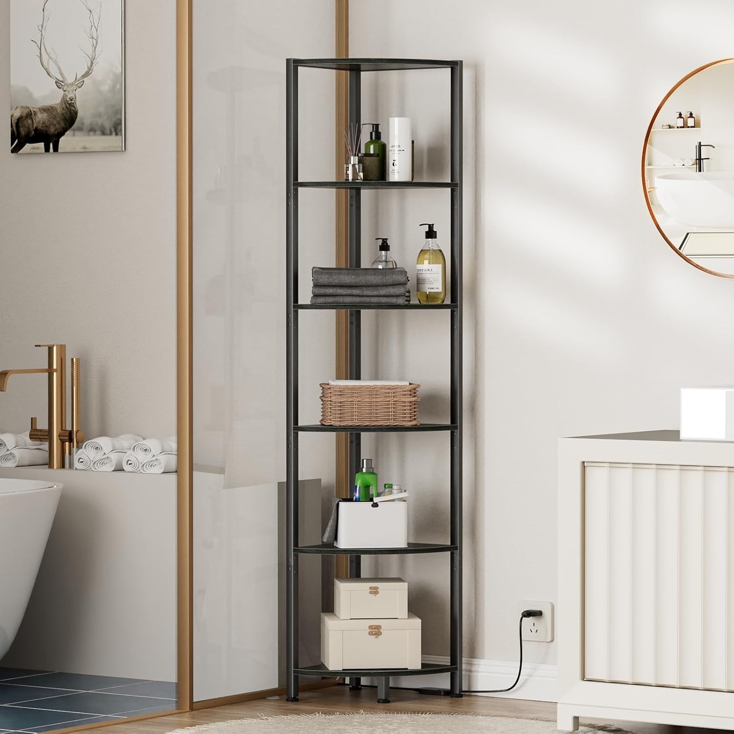 6-tier-corner-shelf-with-led-light-67-5-black-narrow-bookshelf-tall-standing-shelf-organizer-storage-rack-for-wall-corner-living-room-bedroom-metal-frame-wood-display-shelf