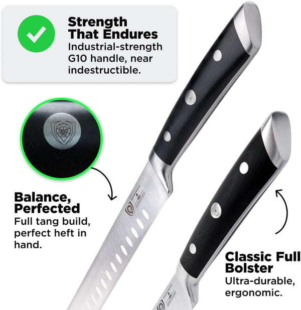 2-Pc Set - 12" Slicing & 6" Boning Knife5
