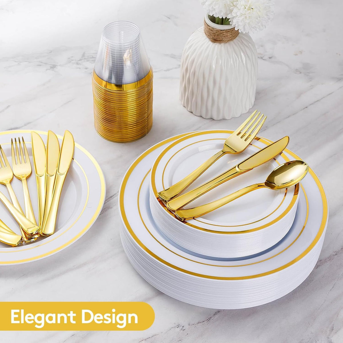 600-pieces-gold-disposable-plastic-plates-for-100-guests