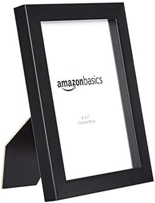 Rectangular Picture Frame Set for Wall Hanging or Tabletop Display, 5 X 7 In, Black, Horizontal and Vertical Formats, 5-Pack3