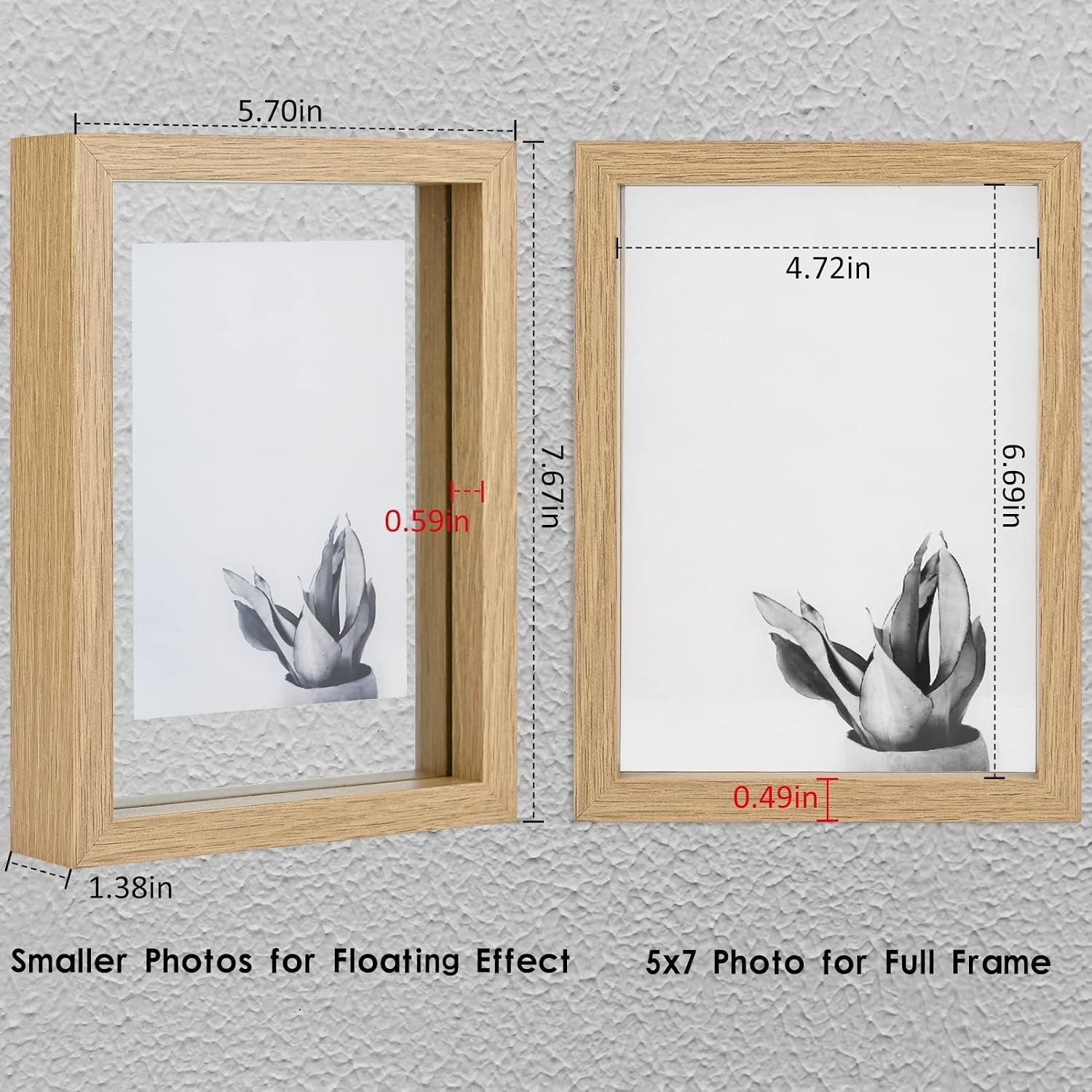 5x7-floating-frame-set-of-2-double-glass-rustic-photo-frame-for-wall-hanging-or-tabletop-standing-also-display-4x6-or-3x5-photo-for-floating-effect-natural