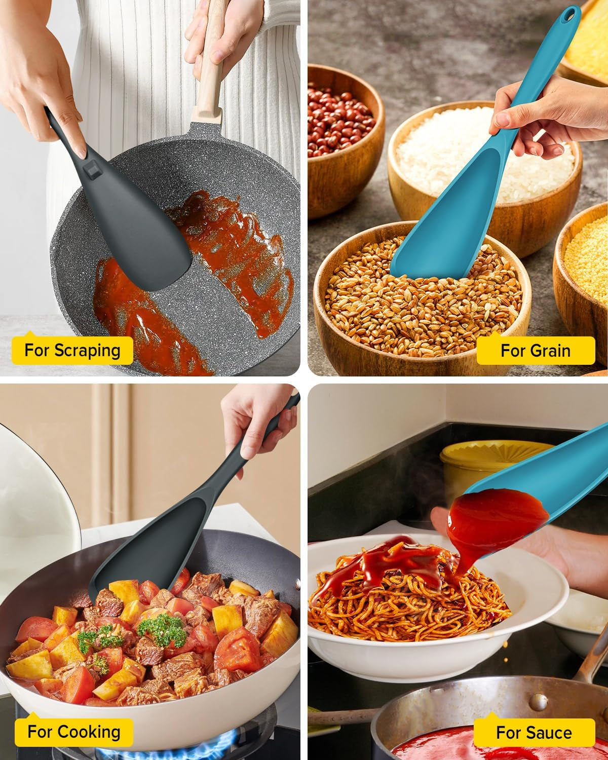 pack-of-2-cooking-spoons-for-non-stick-cookware-multifunction-spatula-spoon-bpa-free-one-piece-design-suitable-for-scooping-scraping-serving-and-mixinggray-blue
