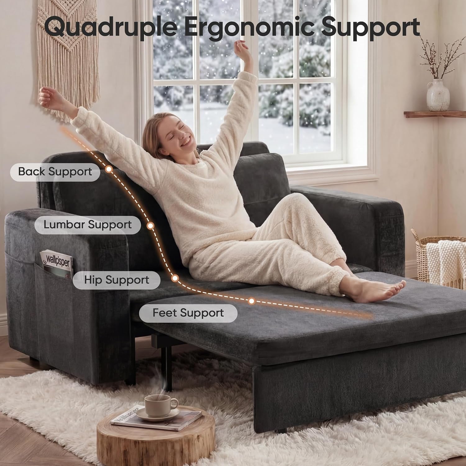 52-sleeper-convertible-sofa-bed-couch-3-in-1-pull-out-couches-for-living-room-with-2-pillows-6-side-pockets-easy-assembly-grey
