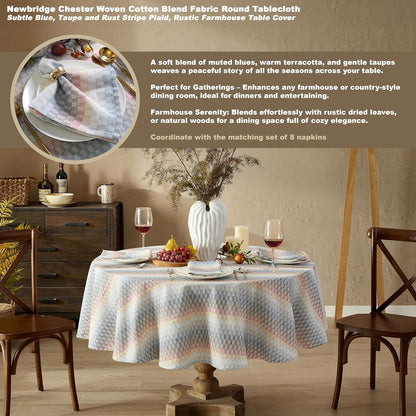 Chester Thanksgiving Tablecloth, 70 Inch Round3