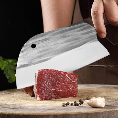 Meat Cleaver,Cleaver Knife, 8 Inch Forged Bone Chopping Knife Stainless Steel Meat Cleaver Sharp Knife for Chopping Bones Kitchen Slicing Knif Cooking Chef Knife6