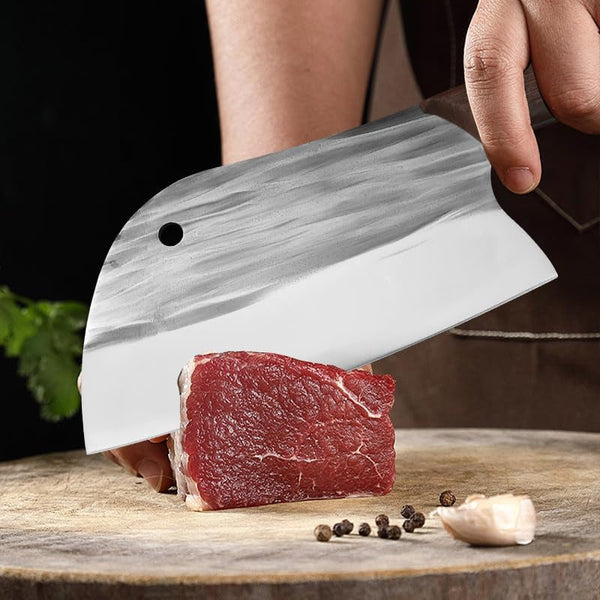 Meat Cleaver,Cleaver Knife, 8 Inch Forged Bone Chopping Knife Stainless Steel Meat Cleaver Sharp Knife for Chopping Bones Kitchen Slicing Knif Cooking Chef Knife6