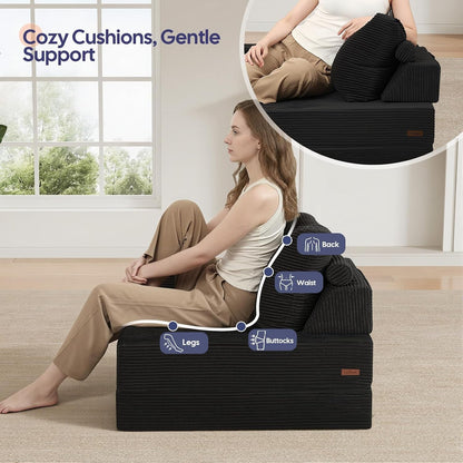 Folding Sofa Bed, Foldable Couch for Bedroom6