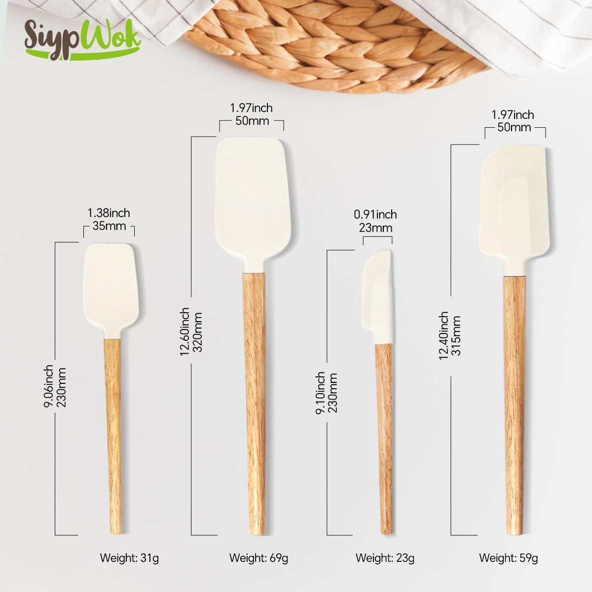 silicone-spatula-set-food-grade-rubber-spatula-4-piece-nonstick-rubber-spatulas-spoonula-jar-scraper-for-cooking-baking-mixing-frosting-heat-resistant-up-to-600-f-4-pcs-spatula-off-white
