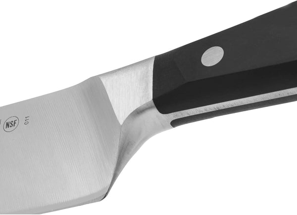 Forged Rocking Santoku Knife 7 Inch Stainless Steel. Japanese Sharp Kitchen Knife for Fish, Meat and Vegetables. Ergonomic Polyoxymethylene Handle and 190Mm Blade. Series Manhattan. Color Black5